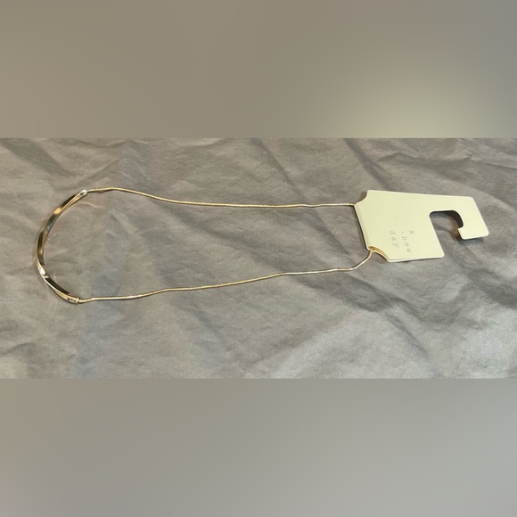 NWT A New Day Gold Tone Necklace With Bar # 1196 - Picture 4 of 8